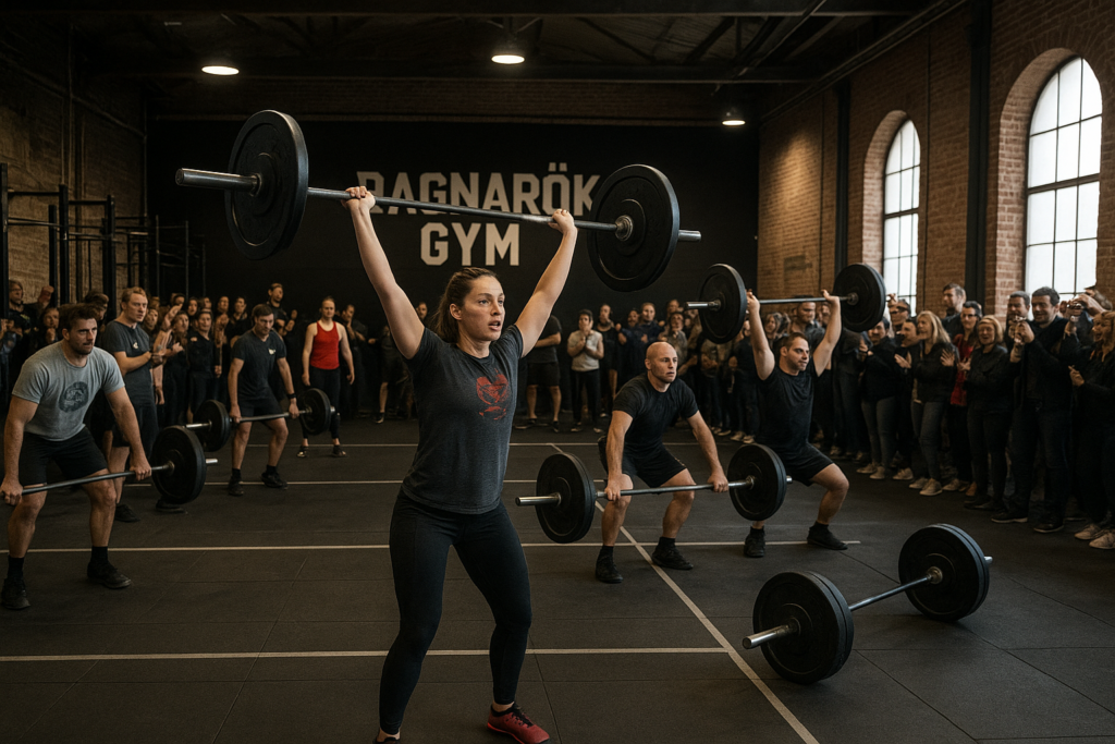 Ragnarök gym crossfit force amiens haltérophilie salle de sport coaching coach Rogue Hyrox Course games eps apprentissage santé noël fêtes valhalla games competition