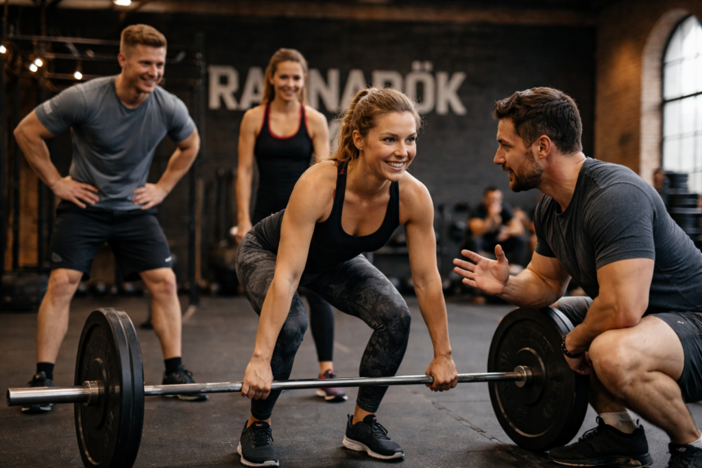 Ragnarök gym crossfit force amiens haltérophilie salle de sport coaching coach Rogue Hyrox Course games eps apprentissage santé noël fêtes valhalla games competition