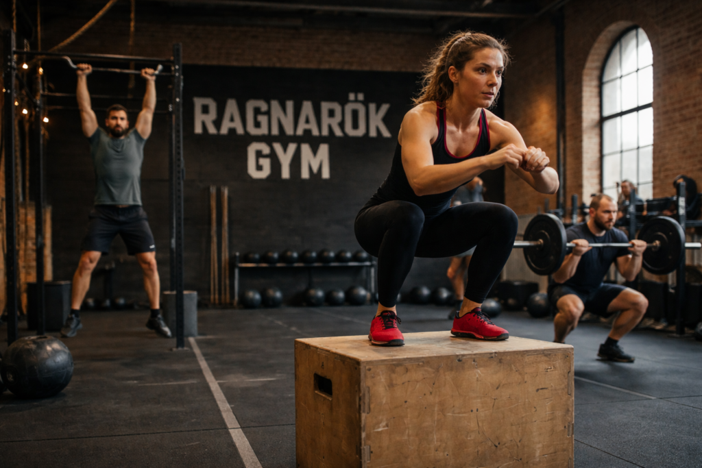 Ragnarök gym crossfit force amiens haltérophilie salle de sport coaching coach Rogue Hyrox Course games eps apprentissage santé noël fêtes valhalla games competition