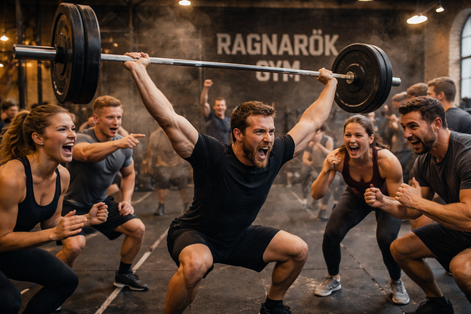 Ragnarök gym crossfit force amiens haltérophilie salle de sport coaching coach Rogue Hyrox Course games eps apprentissage santé noël fêtes valhalla games competition open2026