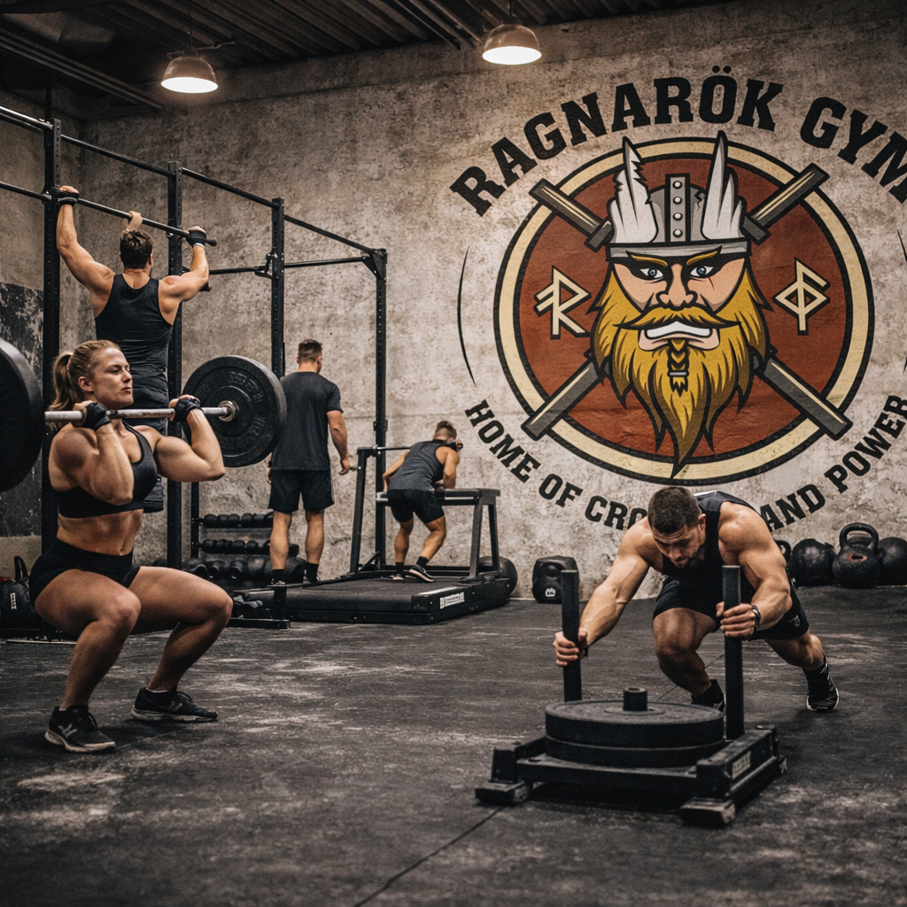 Ragnarök gym crossfit force amiens haltérophilie salle de sport coaching coach Rogue Hyrox Course games eps apprentissage santé noël fêtes valhalla games competition open2026