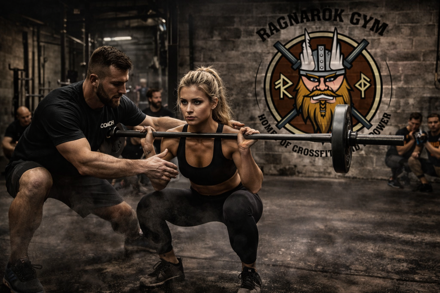 Ragnarök gym crossfit force amiens haltérophilie salle de sport coaching coach Rogue Hyrox Course games eps apprentissage santé noël fêtes valhalla games competition open2026 ATHX performance endurance force metcon débutant reprise