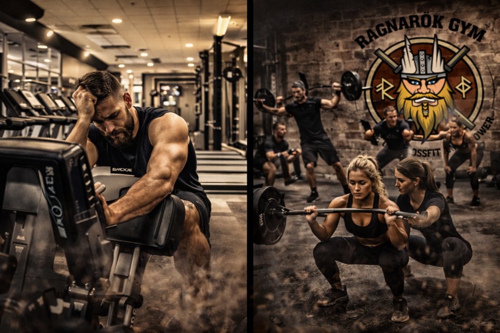 Ragnarök gym crossfit force amiens haltérophilie salle de sport coaching coach Rogue Hyrox Course games eps apprentissage santé noël fêtes valhalla games competition open2026 ATHX performance endurance force metcon débutant reprise perte de poids